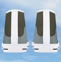 Vulcan XH558 Ladies High Top Canvas Shoes - White